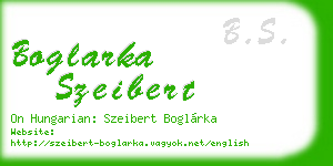 boglarka szeibert business card